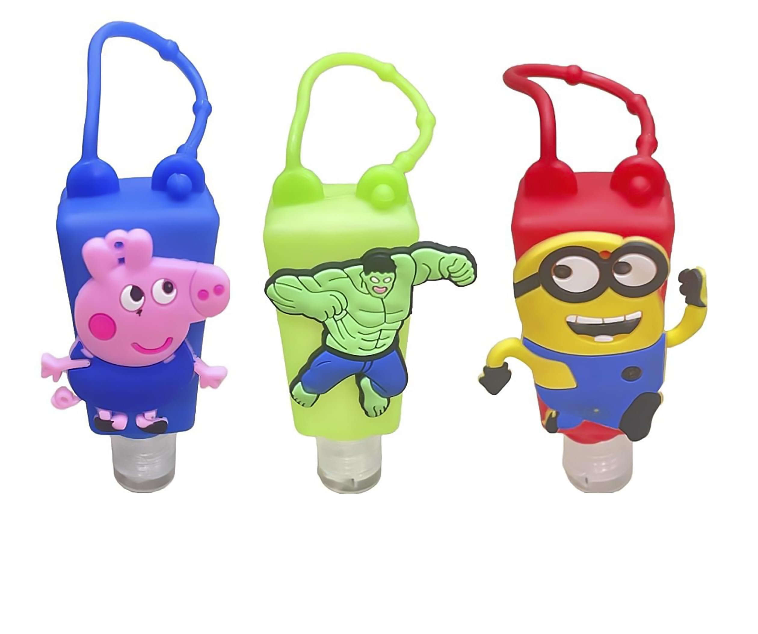AMB Empty Mixed Kids Hand Sanitizer Travel Size Holder Keychain Carrier, Flip Cap Reusable Empty Portable Bottles(Boys Random Design) Pack of 2 (B0CZSXBGYR) Amazon Price History, Amazon Price Tracker