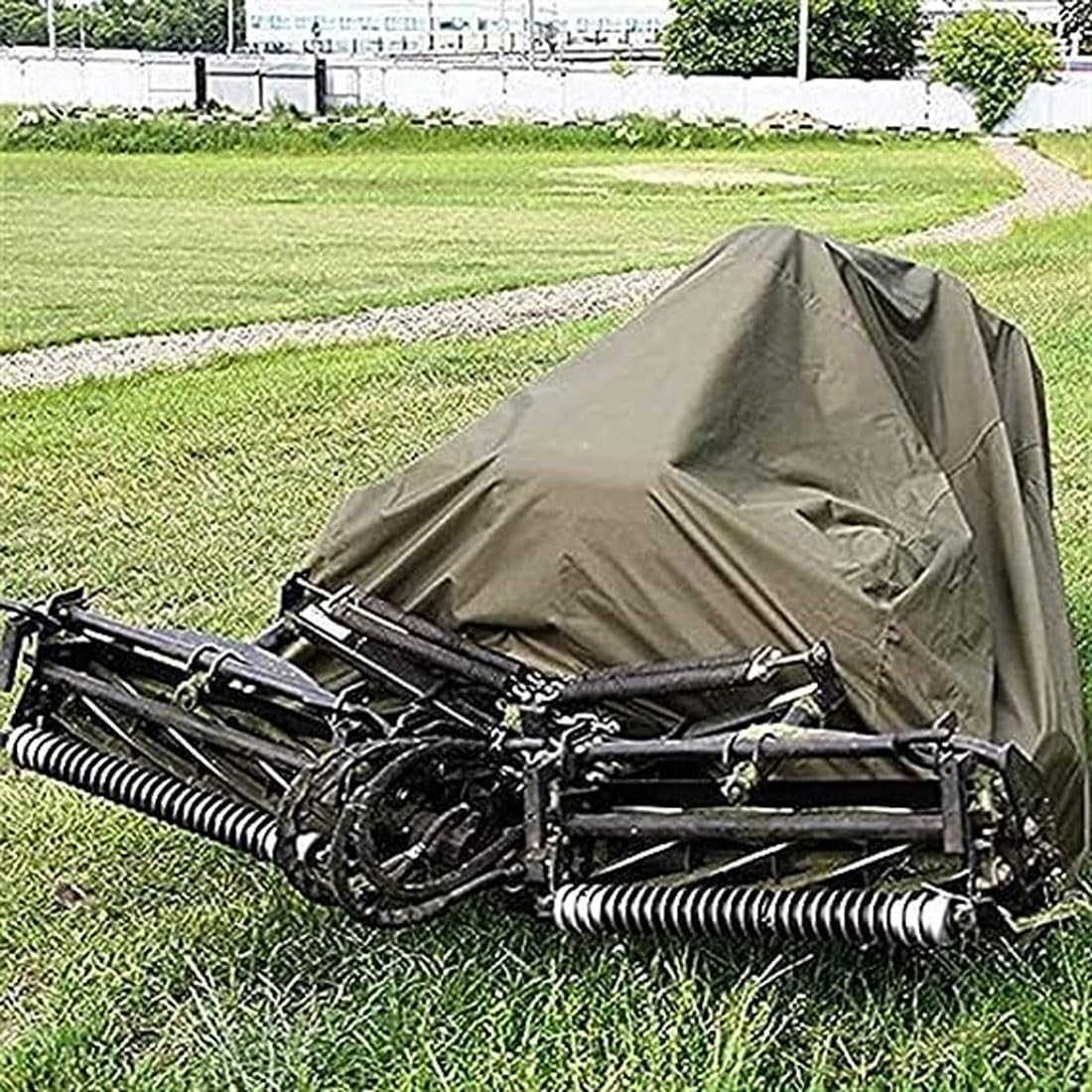 Pokrowiec Na Kosiarkę Do Traktorka Wodoodporny Ogród Ogólne Zewnątrz, Przechowywanie Kosiarki, Jazda(Green,XX-Large)