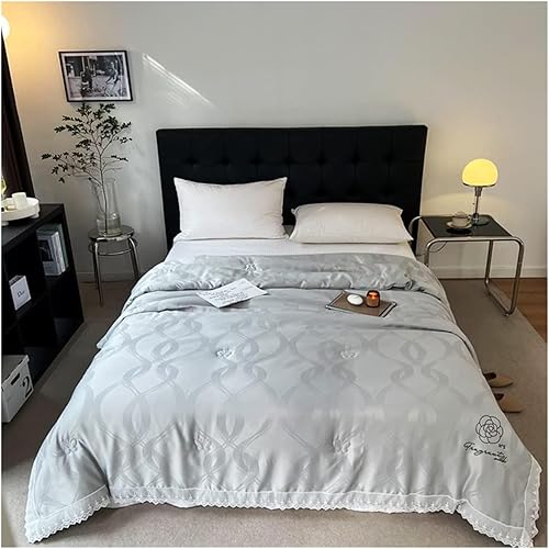 Duvets Women Mulberry Silk Quilt Duvet Jacquard Comforter Double Queen King Quilt Filling Silk Bedding Quilts