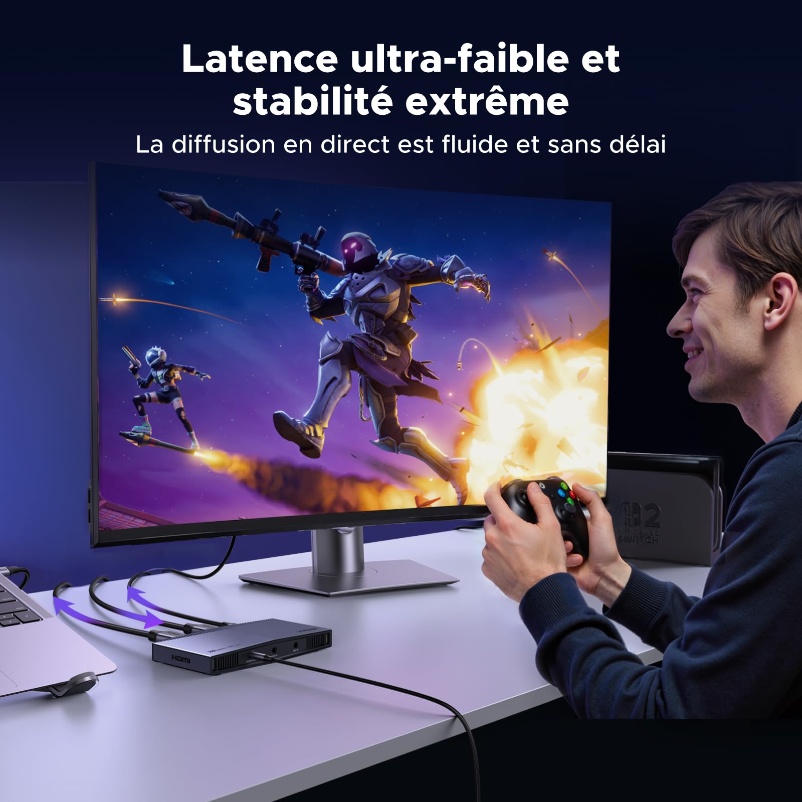 UGREEN 4K 30Hz Carte de Capture Vidéo HDMI USB C 3.2 4K 60Hz Enregistrement