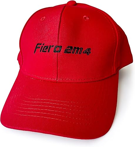 Pontiac Fiero 2M4 Gorra de béisbol roja, Rojo -