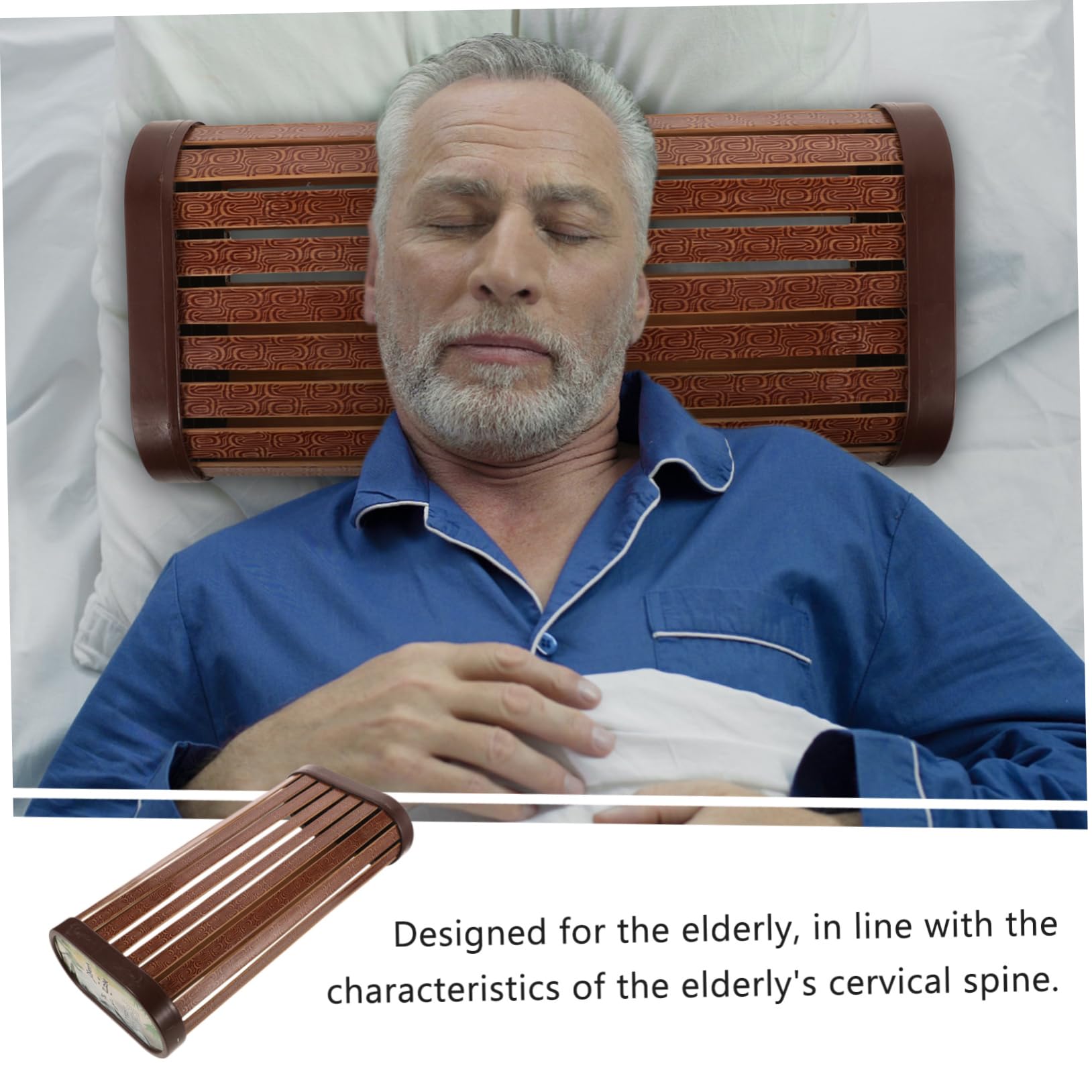 Cabilock Oreiller Creux pour Le Cou Oreiller De Relaxation Respirant pour Personnes Âgées