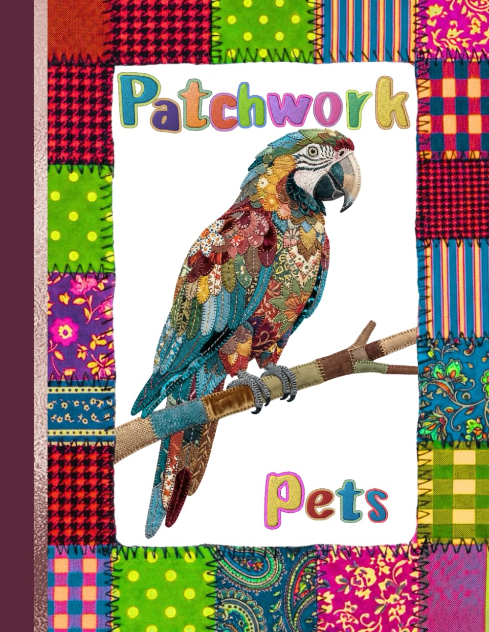 Patchwork Pets: An Adult Coloring Book of Intricate Patterned Animals for Relaxation