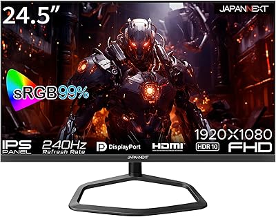 JAPANNEXT JN-i245G240FHDR-HP ゲーミングモニター