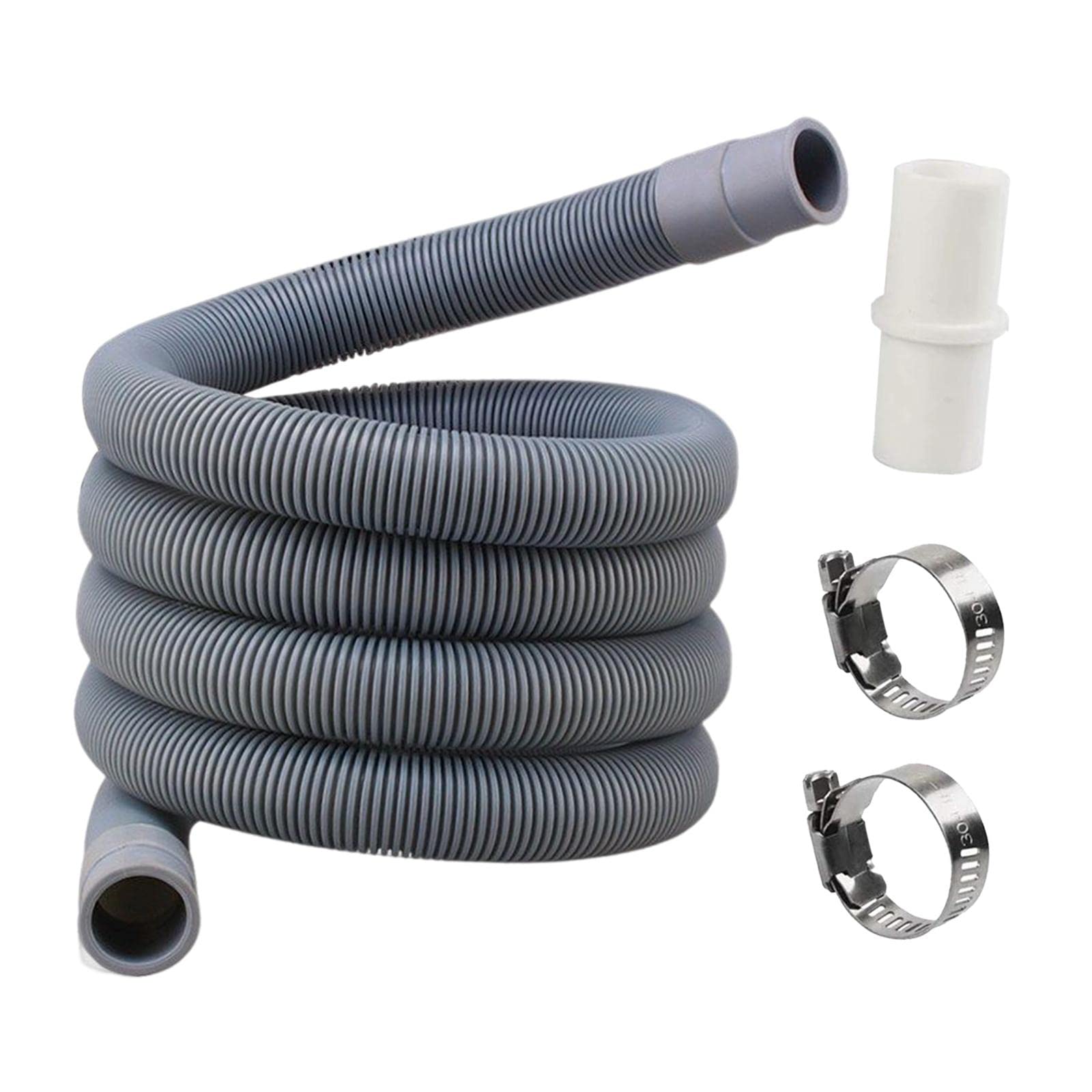 washing machine drain hose kit 2m accessory easily install flexible replaces | yard, garden & outdoor living | pools & spas | pool cleaning tools |pool cleaners & vacuums