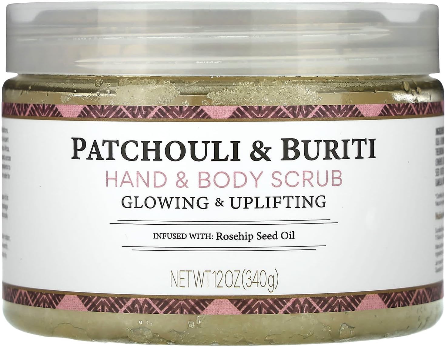 Nubian Heritage Patchouli & Buriti Hand & Body Scrub, 12 Ounce