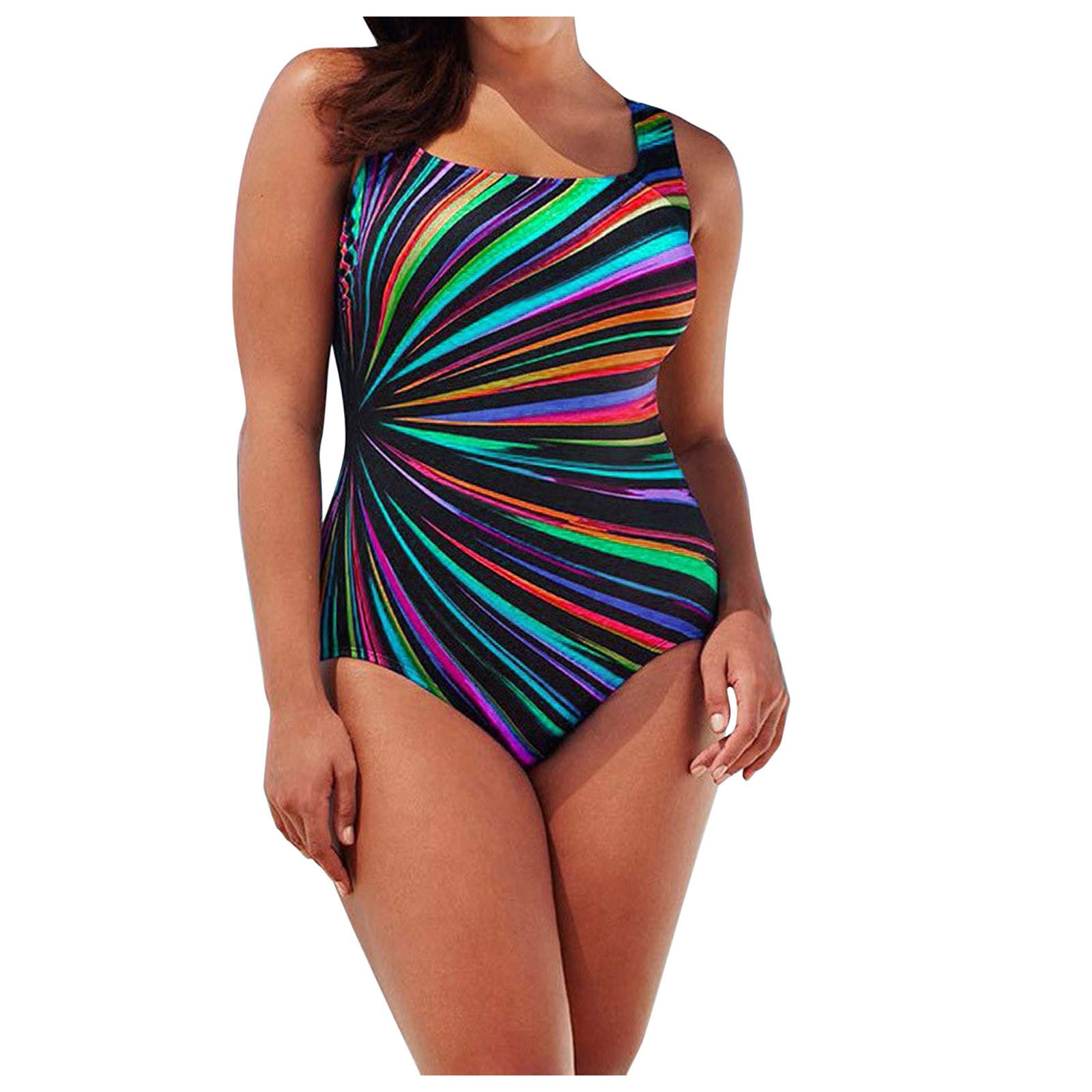Genérico Swimsuit Reducer Women Plus Size Swimsuit Elegant Suits Plus Size Reductores Fato Beach Swimwear Casual Surf Fatos Deportivo Clothing Pool Suit