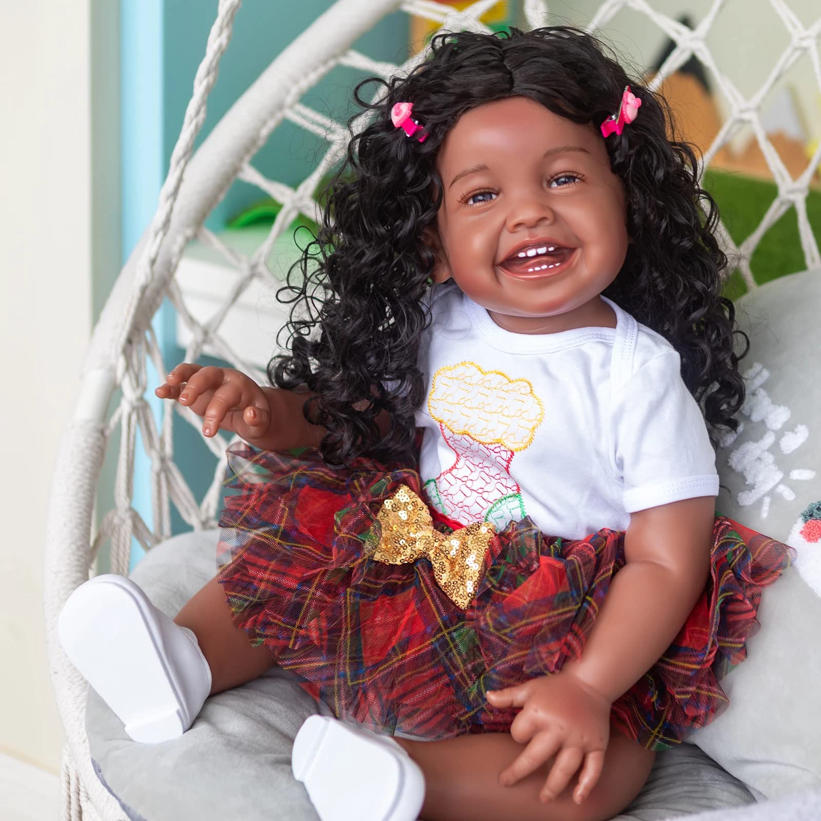 リボーンドール、可愛い黒人赤ちゃん Amazon.co.jp: RXDOLL 本物そっくり リボーンドール 黒人男の子 22