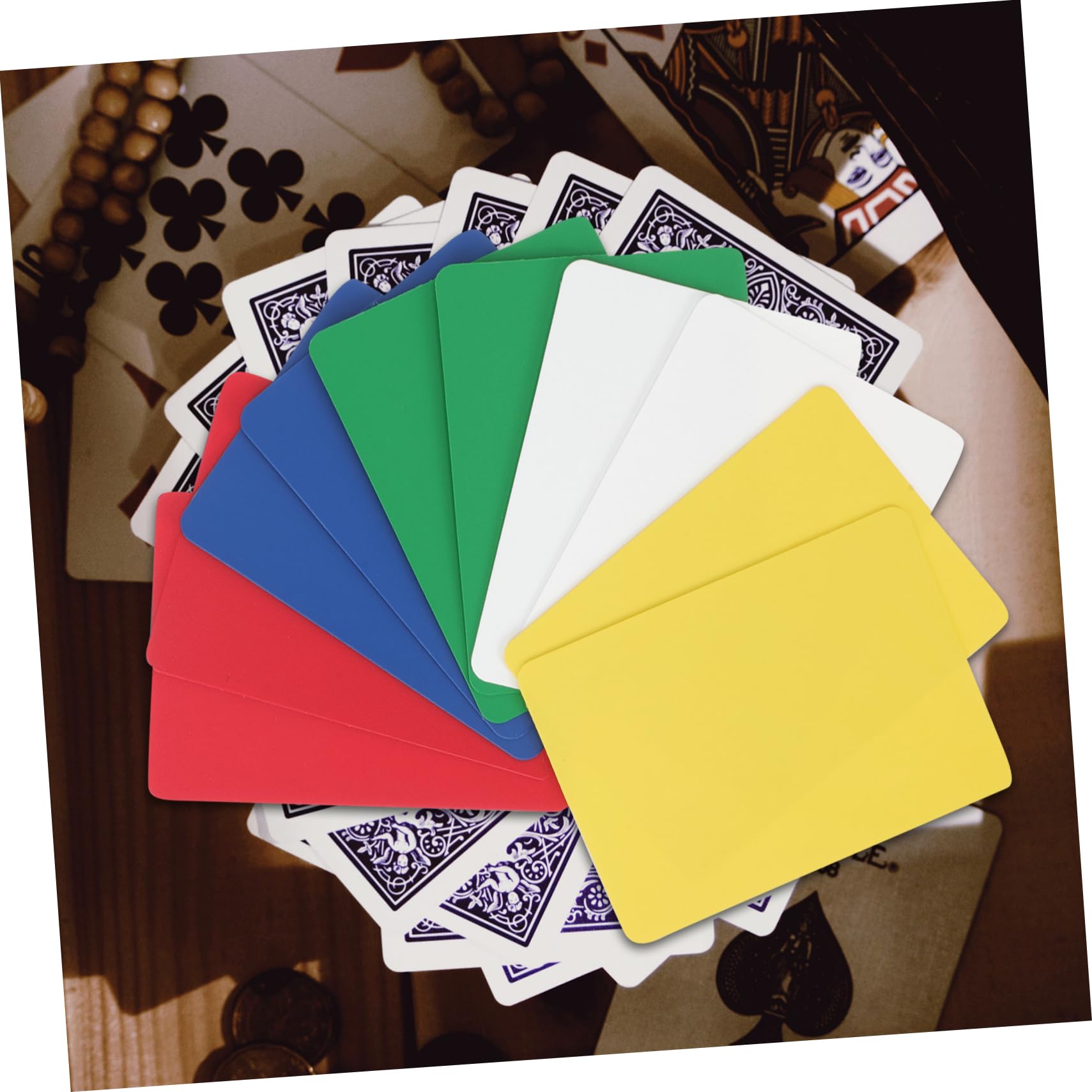TOYANDONA 50pezzi Carte Da Poker Cut Card Strumenti Professionali Per Giochi Da Tavolo e Resistente Per Partite Poker e Giochi Carte