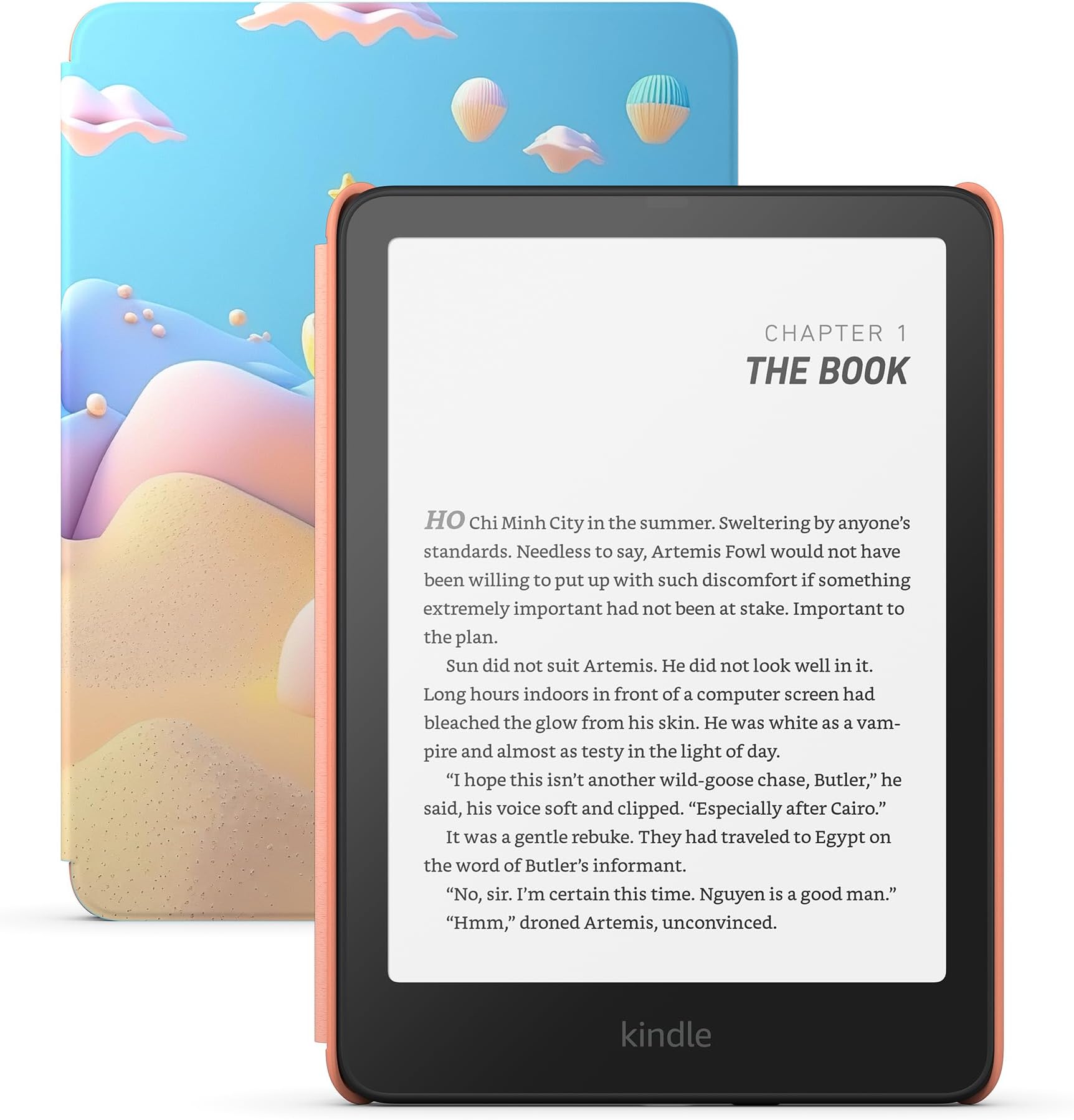 Kindle Paperwhite Kids 16GB (newest model) – larger 7" glare-free display – Kids read an average of 1+ hour per day with Kindle – Starfish
