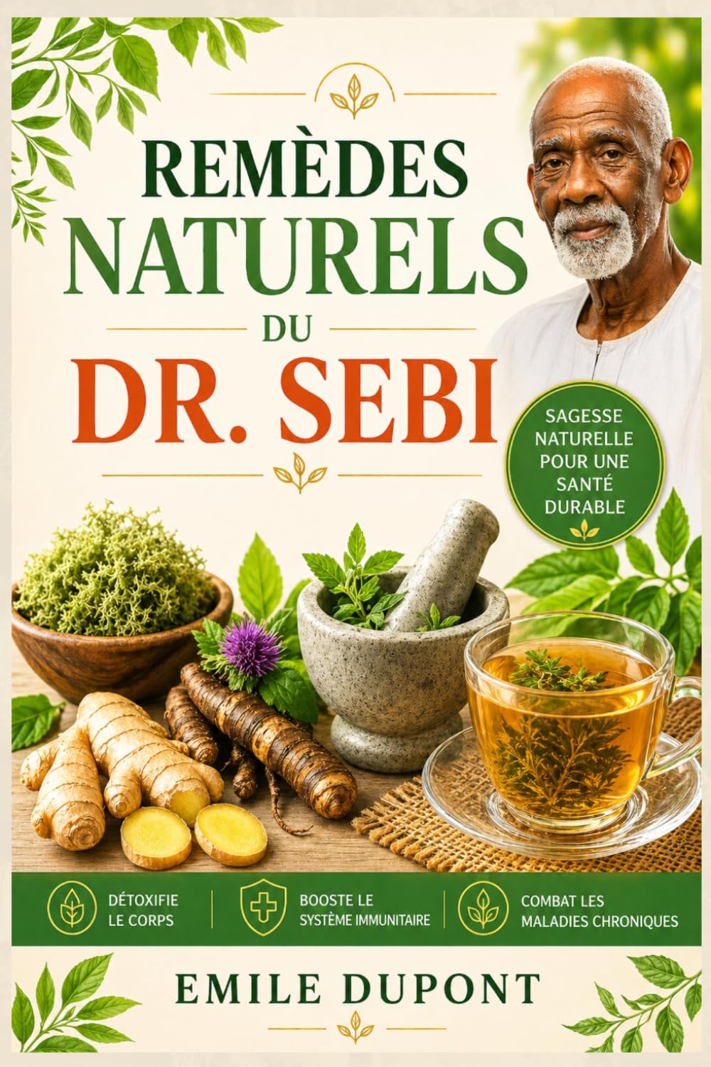 Remèdes Naturels du Dr. Sebi: Herbes Alcalines et Plantes Médicinales pour Détoxifier le Corps, Booster le Système Immunitaire et Combattre les Maladies Chroniques