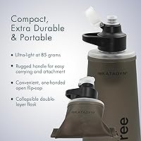 Vista 4 de Katadyn BeFree 1.0L Ultralight Collapsible Water Filter Bottle for Hiking, Camping, Backpacking