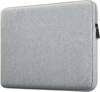 MicaYoung 16 Inch Laptop Sleeve Case Lightweight Water-Resistant Carrying Cover for 16 Inch MacBook Pro A2485 A2141 2021-2019, Light Gray