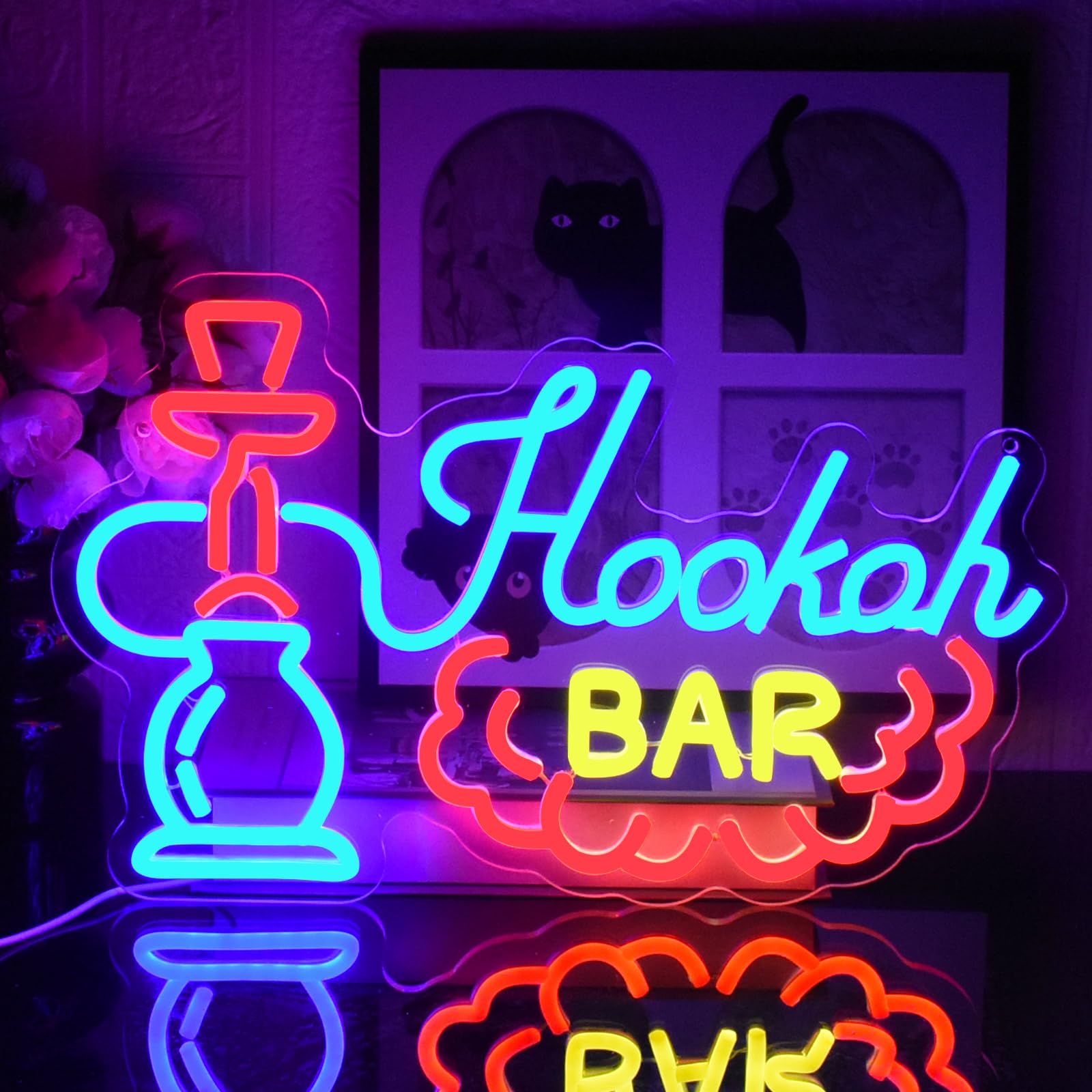 UExnkj-Y Bar Sign Light Neon Bar Beer Neon Signs LED Neon Sign for Beer Bar Cafe Club Shop Home Pub Man Cellar Party Business Decorations