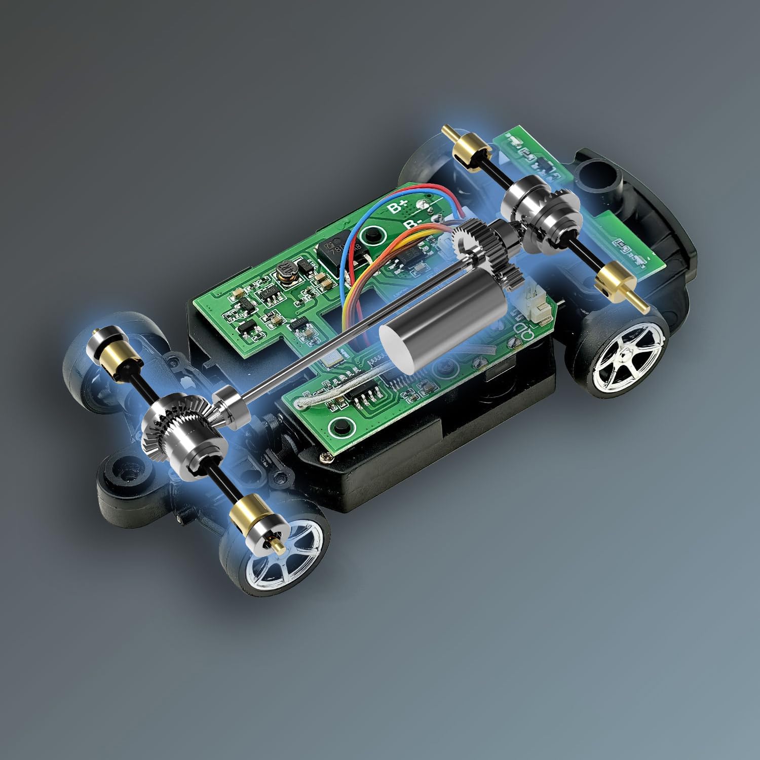 TOUCAN RC HOBBY Metal Car Shell 1/43 Remote Control Drift Car LD4301 4WD RC Racing Vehicle Model Gyroscope Lights No Sound System RTR