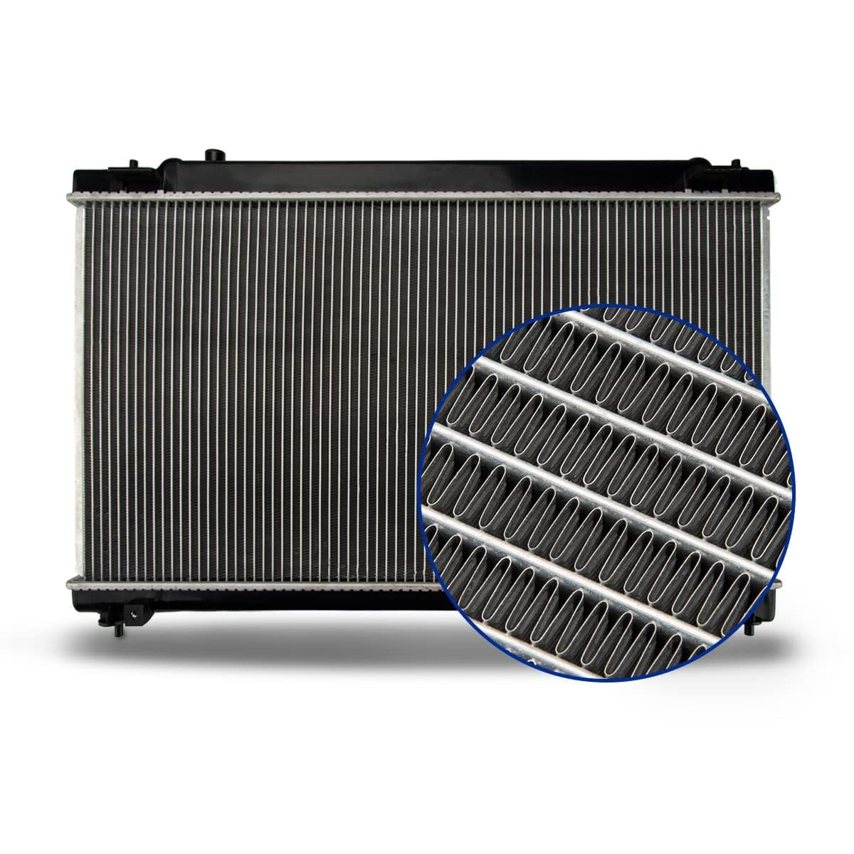 KAC Aluminum Core Complete Radiator Compatible With 2003 2004 2005 2006 2007 G35, Replace CU2588, 21460-AM900, 21460AM900, 2588, 21410-AM900, IN3010118, 2321, RAD2588, 221-3426, 2983, 9895, IN3010117