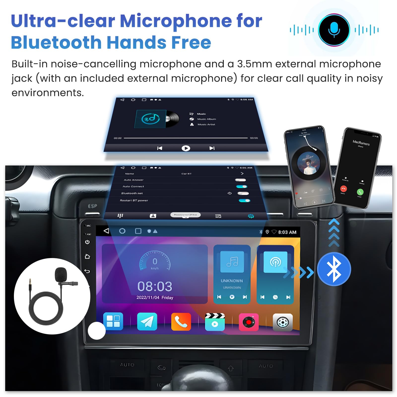 Autoradio Android 15 Pour Audi A4 B6 B7 2001-2008 - 9 Pouces, CarPlay Sans Fil, GPS, Caméra De Recul