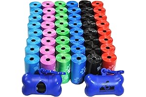 Downtown Pet Supply Small Dog Poop Bags with Dispenser