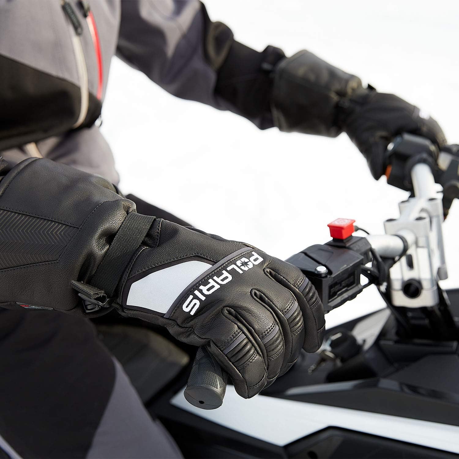 Polaris Titan Black Insulated Leather Gloves - 2862480
