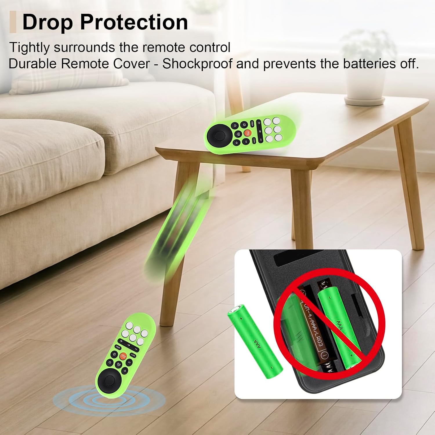 Luminous Green Silicone Case for Vizio XRT281 XRT181 Smart TV Remote image 5