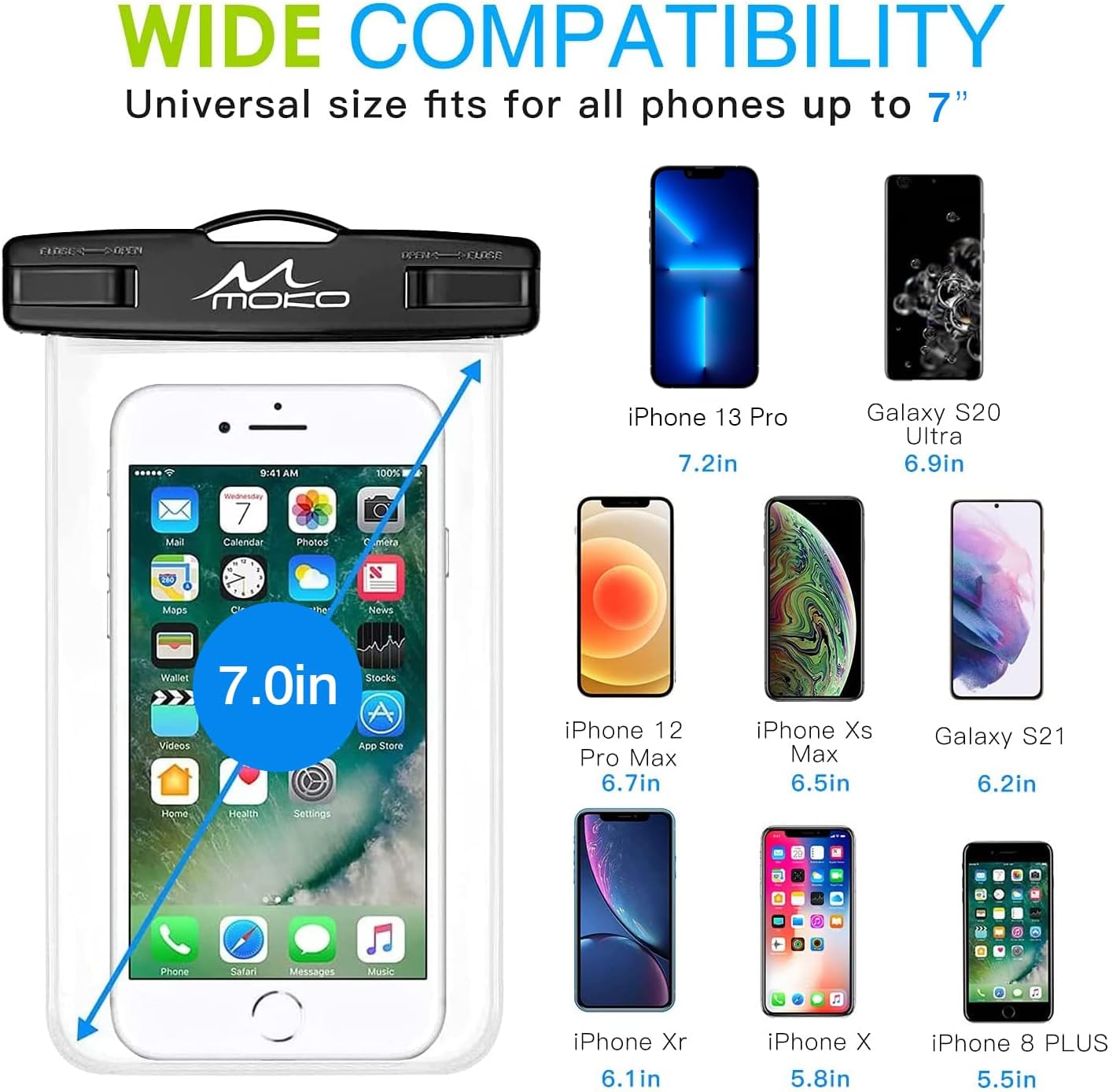 MoKo vodotesné puzdro - výhody