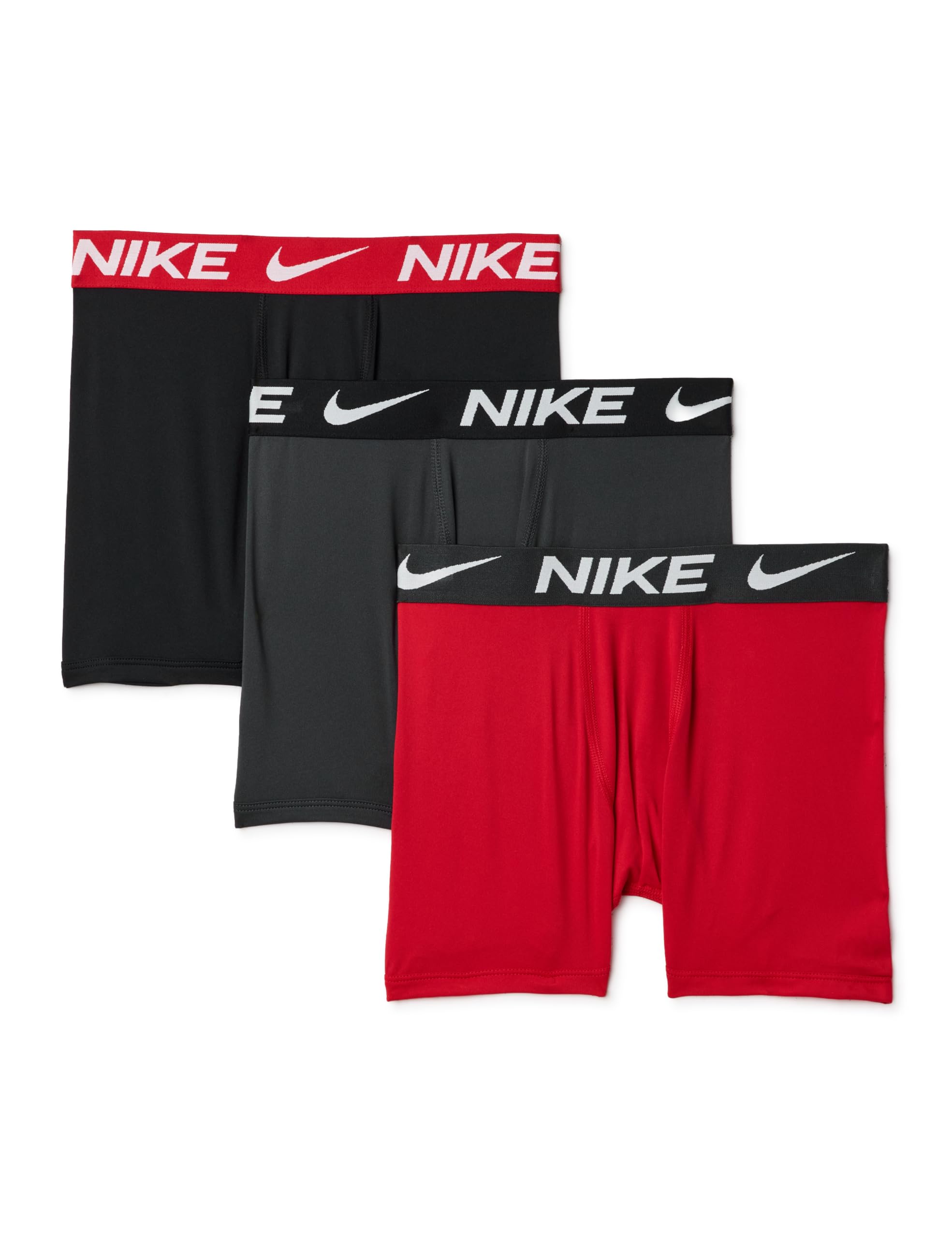 Nike Boy's Essential Micro 3Pk Br Boxer Shorts, University Red, 13/15 Years