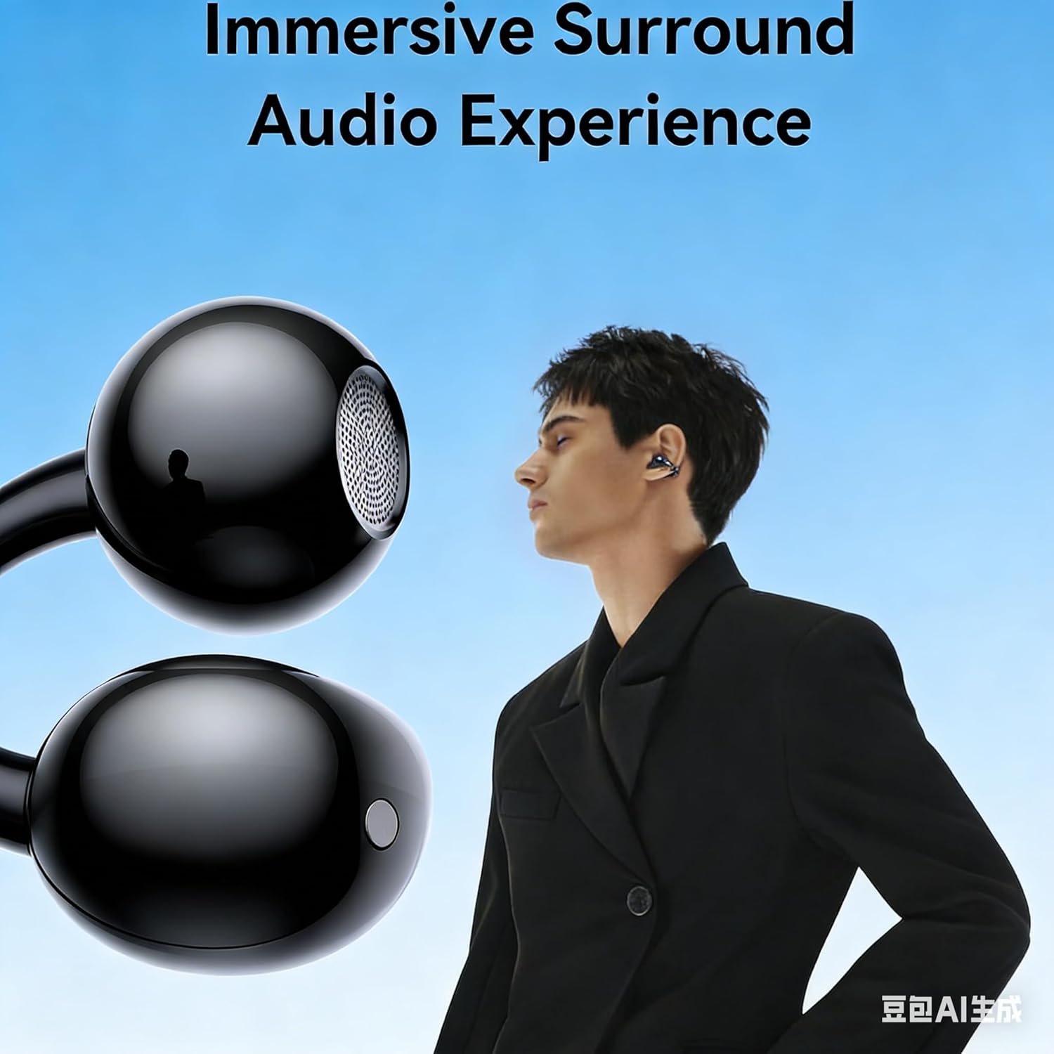 Wireless Bluetooth Earbuds with 40H Playtime, 5H on a Single Charge, Immersive Sound, Waterproof, Touch Controls & Charging Case for Sports and Travel