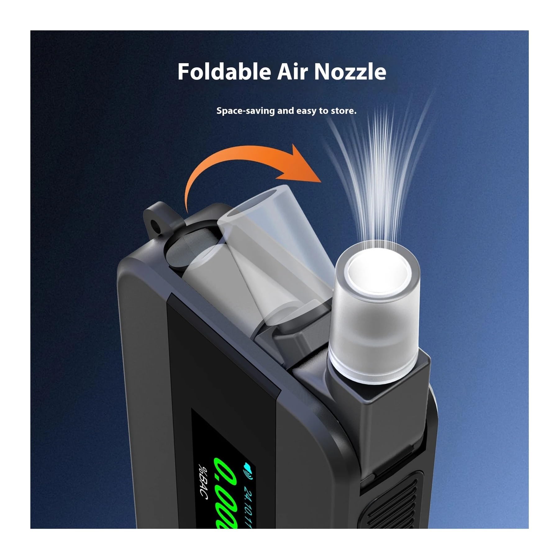 Alcoholímetro portátil, probador de Alcohol electroquímico de Combustible de Alta precisión