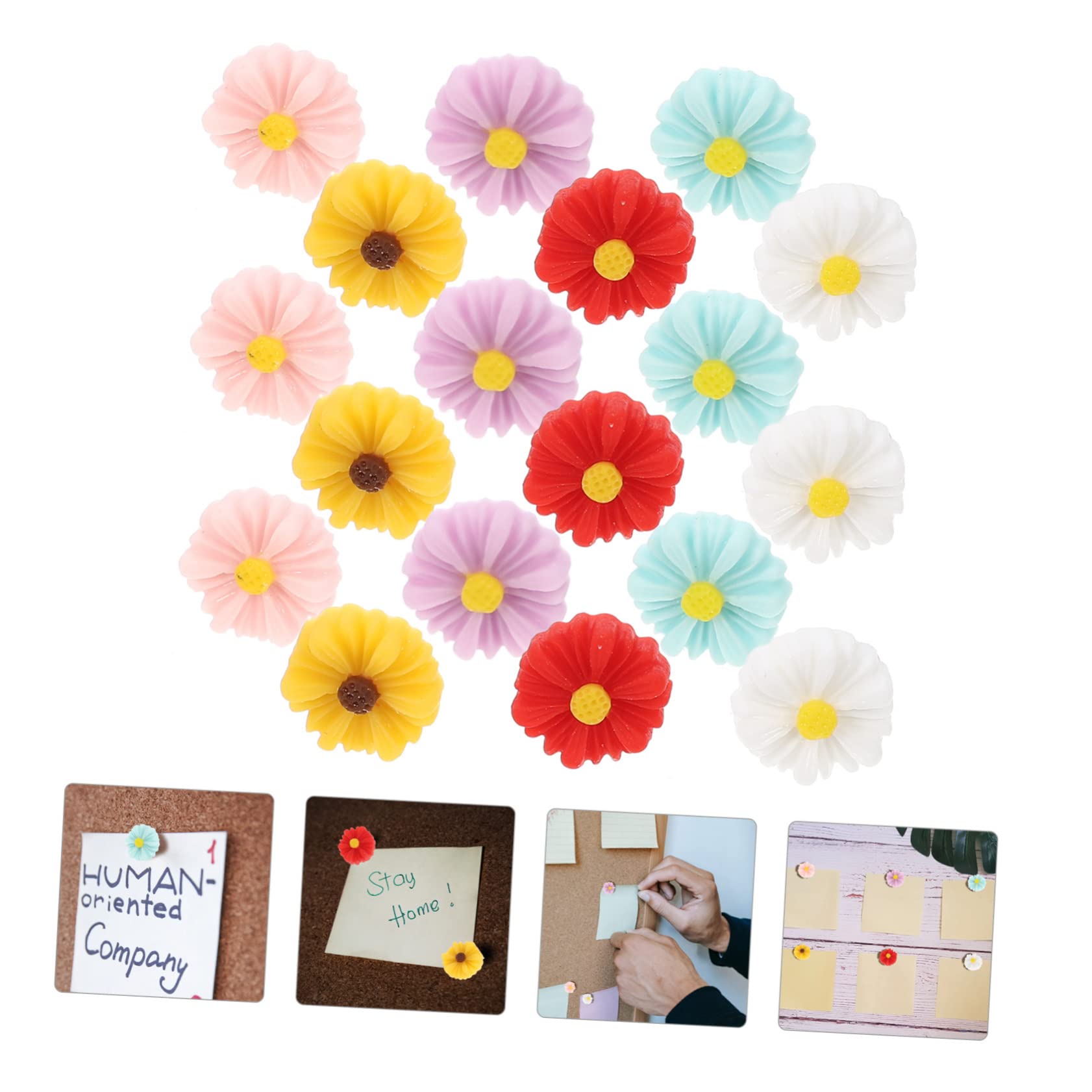 3 Set - Puntine Da Disegno A Forma Di Fiore Accessori Per La Casa Design Compatto E Sicuro 30 Pezzi * 3