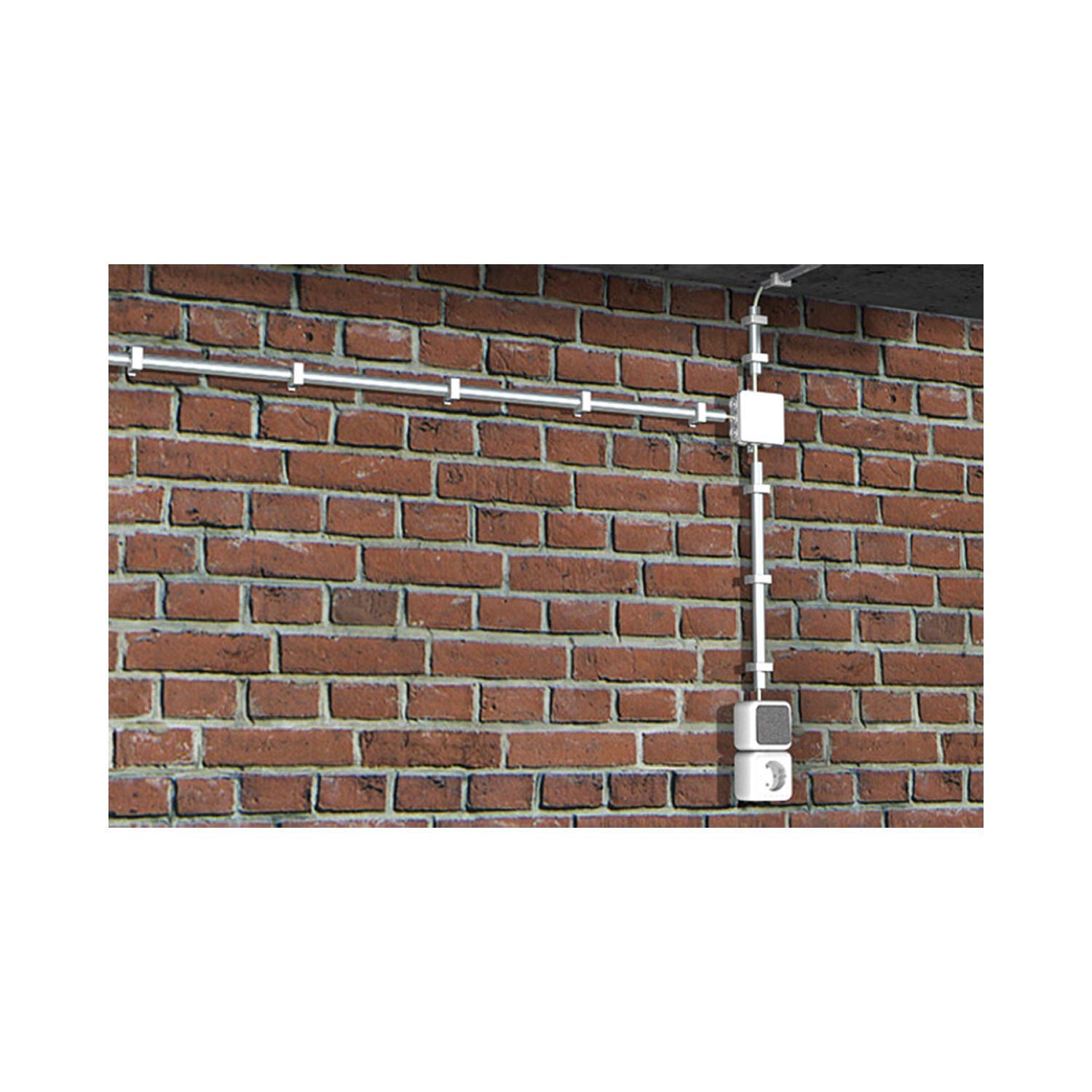 Fischer Pipe Fixing SCH, 501216, Grey, Range di serraggio 32-42 mm - Image 3