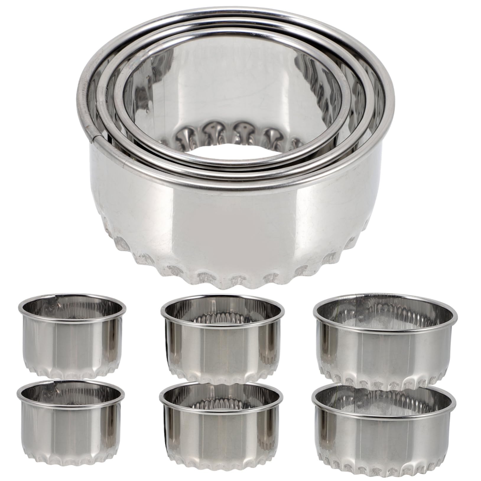 ABOOFAN 9Pcs Dumpling Wrapper Molds Portable Dumpling Skin Cutter for Cooking for Dumplings Empanadas Ravioli and More