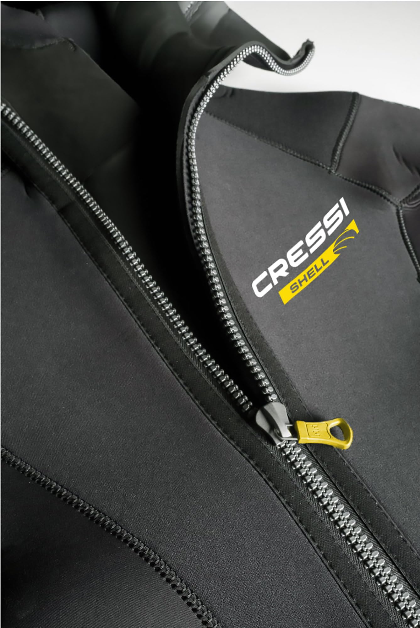 CRESSI Shell Jacket 5mm – Kurzärmeliger Überanzug aus Ultra-Stretch-Neopren mit Unterschiedlichen Stärken 5+3,5 mm