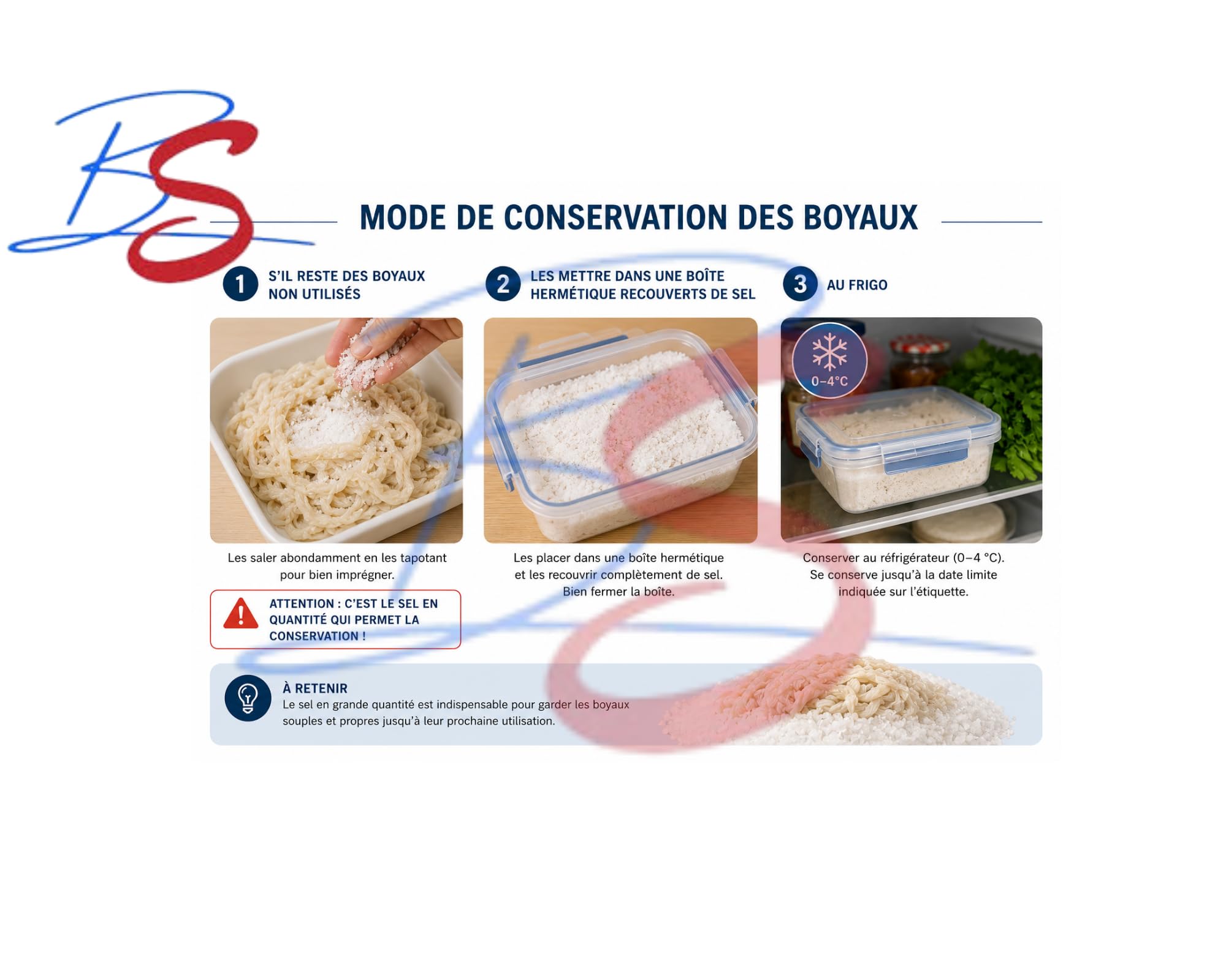 BOYAUX NATUREL DE MOUTON CALIBRE 22/24 25M POUR SAUCISSE,MERGUEZ, CHARCUTERIE MAISON,