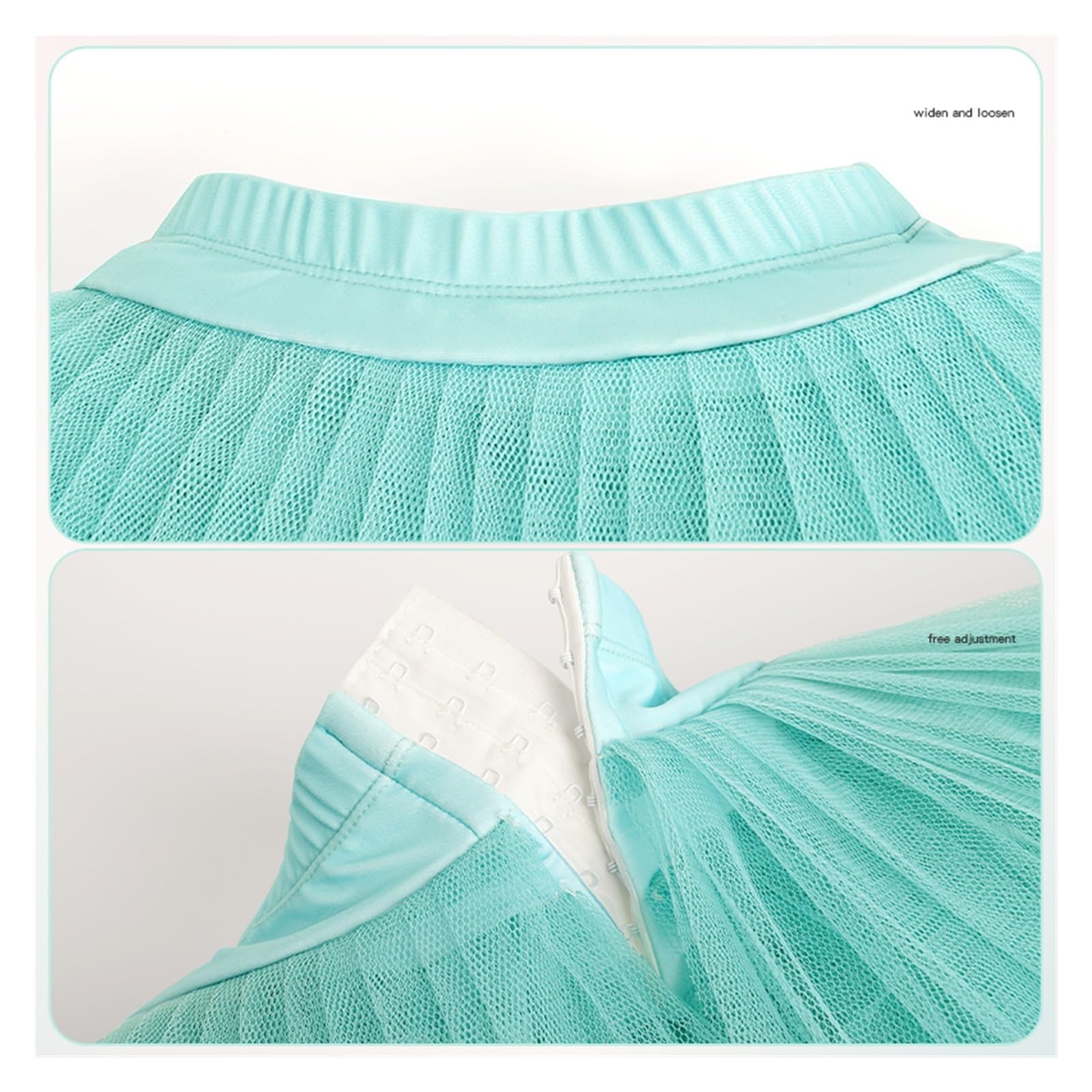 Tutú de ballet para niñas, falda de práctica de danza, vestido de baile degradado, Morado (, S
