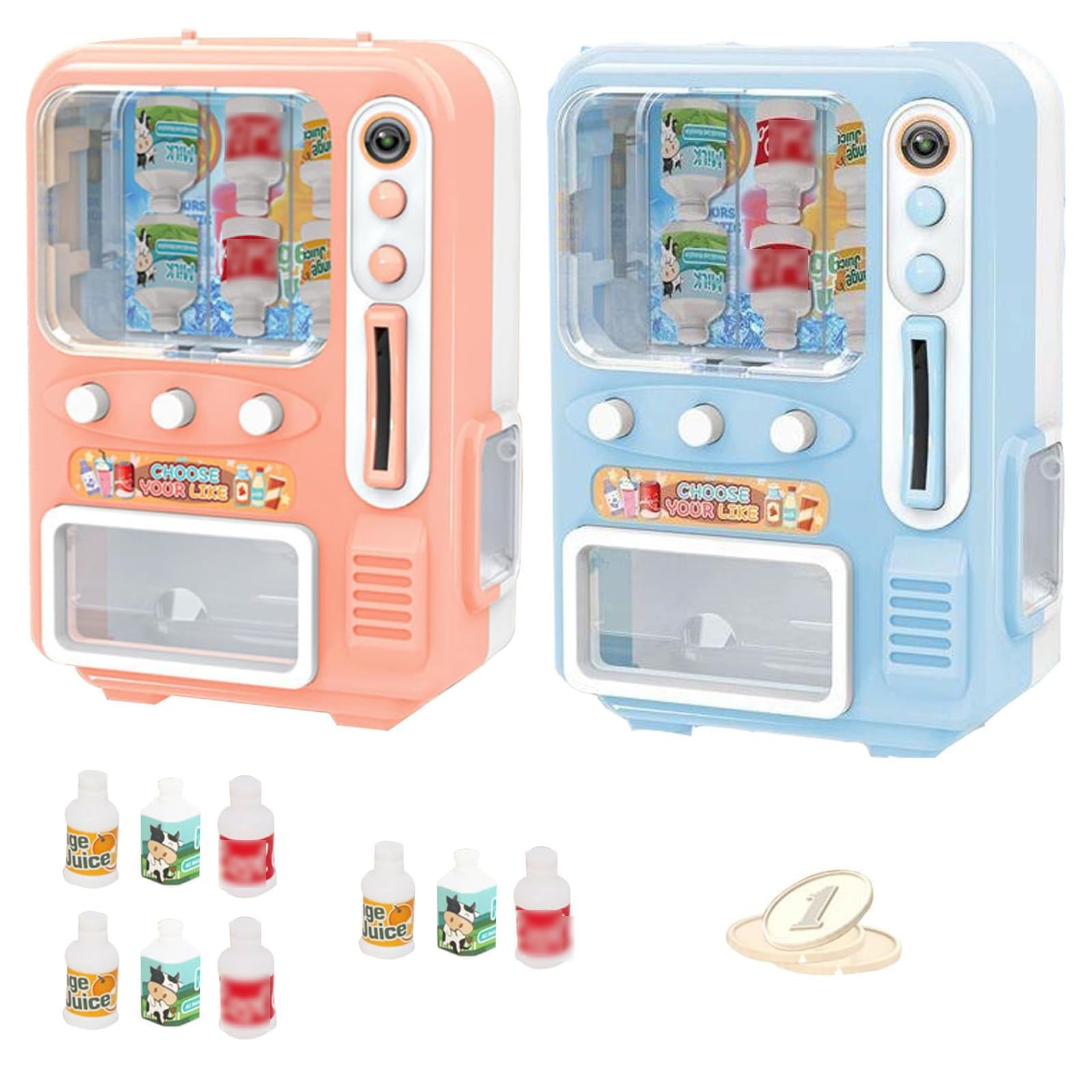 1 Pcs Vending Machine Toy, Supermarket Toy Set for Kids with Vending Machine for Kids and Shopping Cart Toy, can Stimula