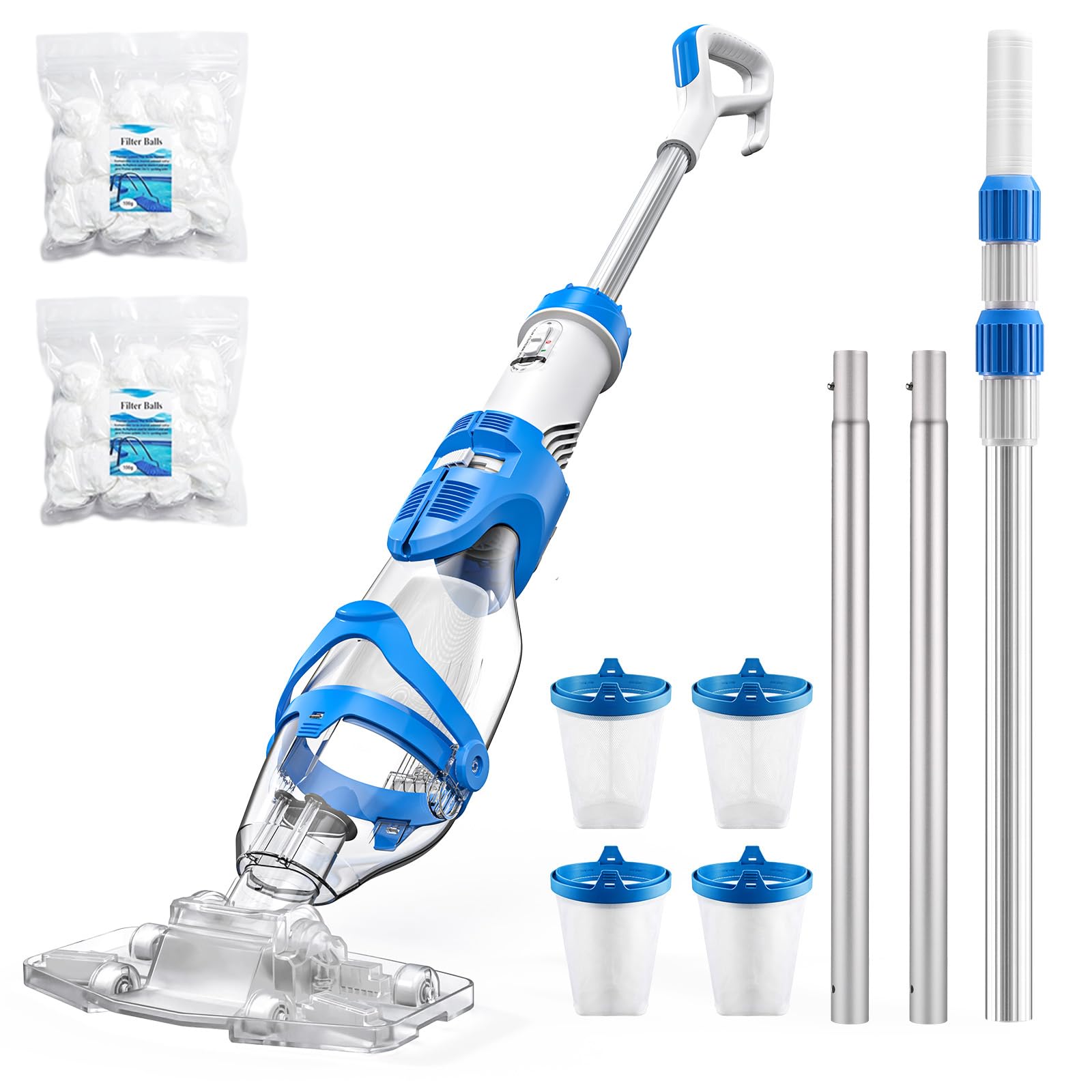 Photo 1 of Consciot Cordless Pool Vacuum, 22 GPM, Above Ground & Inground Pools