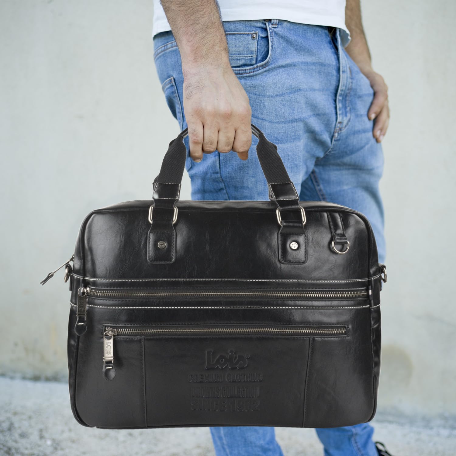 Borsa Porta pc Donna e Uomo - Borsa PC 15.6 Pollici con Tracolla e Rimovibi