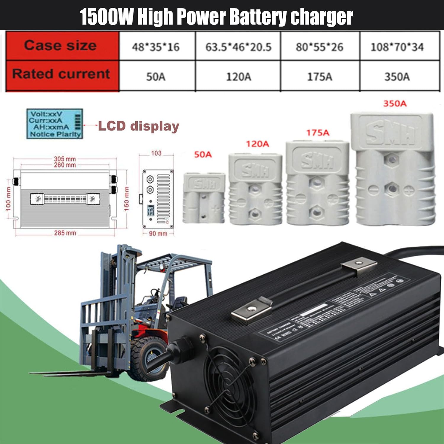 Two graphs illustrating lead-acid battery charging curves. One shows a pre-charge, constant current, constant voltage, and float charge stages. The other shows constant current, constant voltage, and float charge stages.