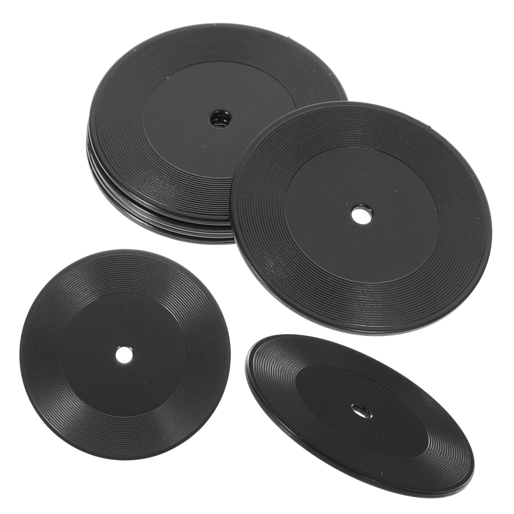 SAFIGLE 6pcs Dollhouse Records Kid Toys Desktop Accessories Kids Toys Mini Vinyl Records 1 12 Vintage Dollhouse Accessories Record Wall Decor Mini Record Model Miniature Record Toy Suite