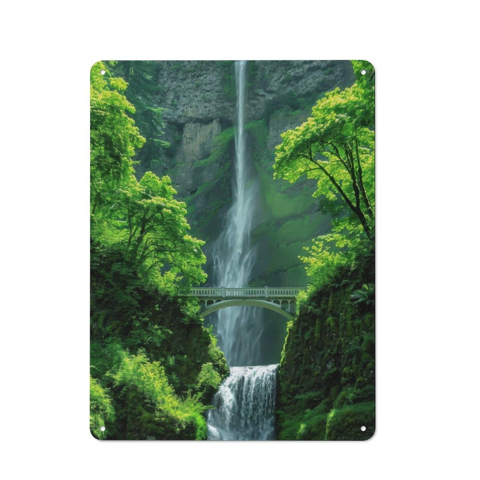 Junmoney Panorama Metal Wall Sign 40X30cm Featuring For Home Bar Wall, Housewarming Present For People Styling Home Bar