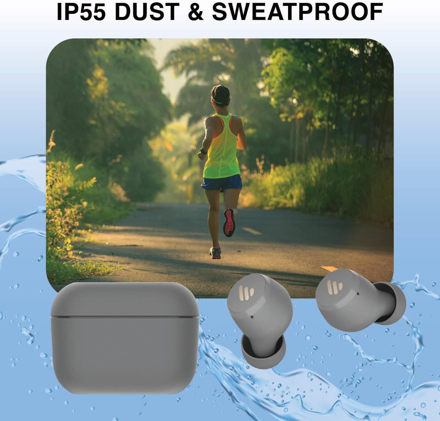 Diagram showing steps for powering on and pairing Edifier X3 Lite headphones