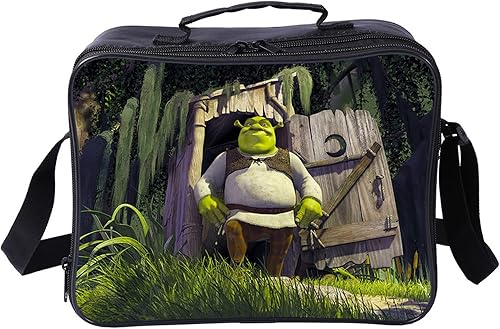 Miniatura 1 de Kit de almuerzo aislado para adolescentes Shrek, kit de almuerzo portátil a prueba de fugas, kit de almuerzo de viaje impermeable para picnic y