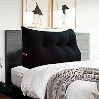 Vista 30 de Almohada de lectura triangular con cuña para cabecero, almohada de apoyo para la espalda para sentarse en la cama, sofá cama, cojín de esquina