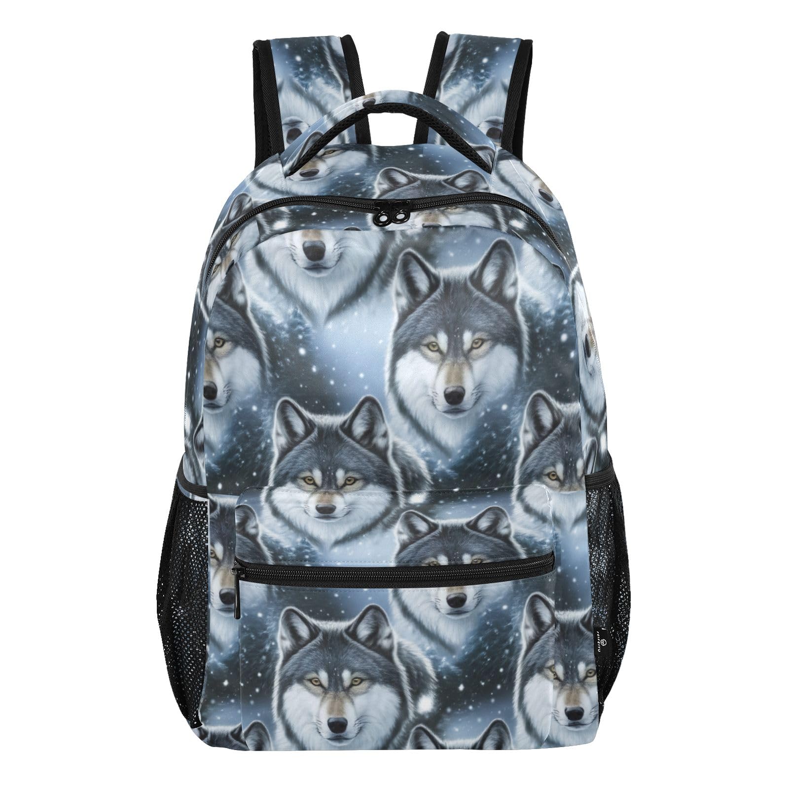 Sac à dos loup gris adolescente - Solution compacte S contre les sacs encombrants - 8