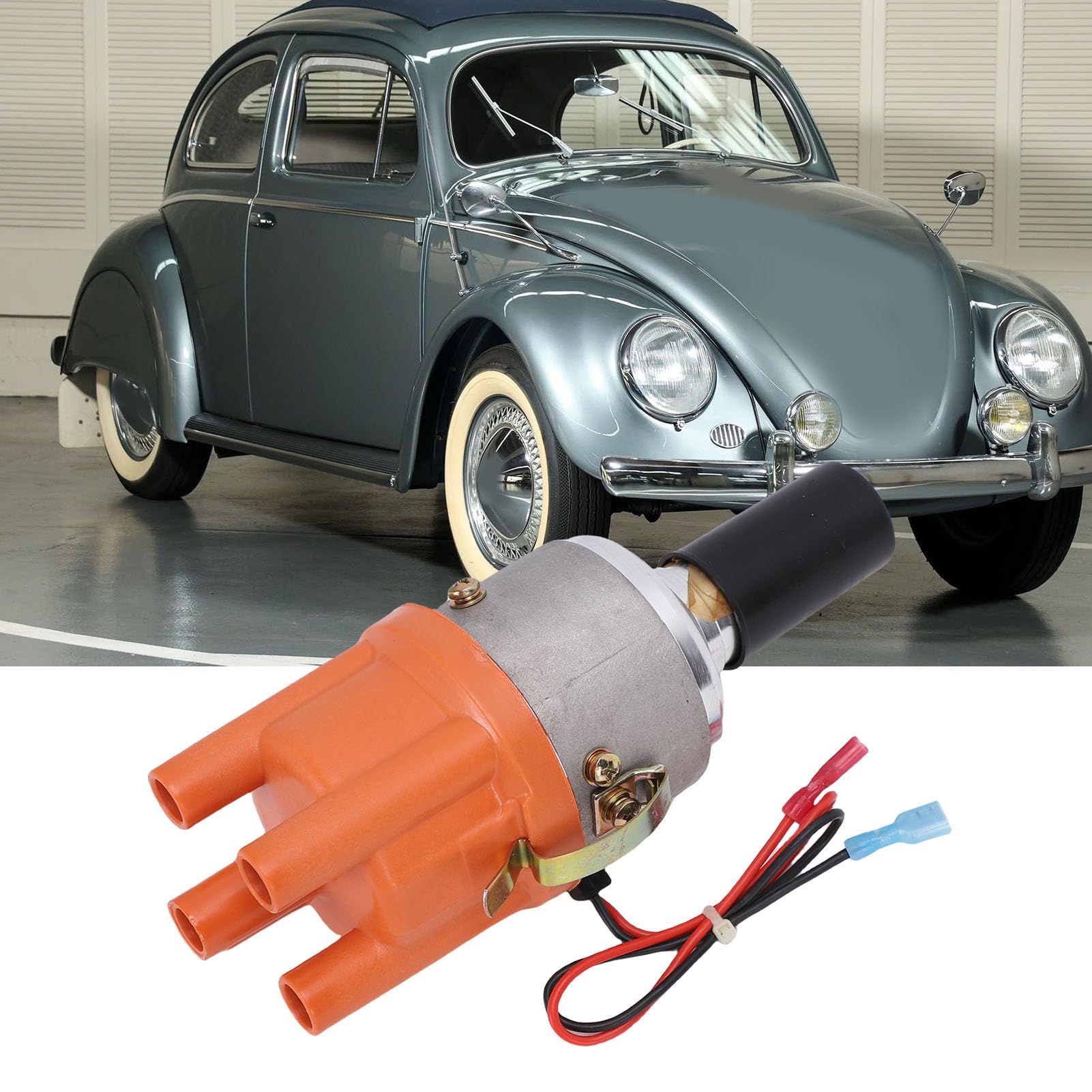 Distribuidor Electrónico, Reemplazo de Metal Resistente con Engranaje Avanzado de Acero Endurecido, para Ghia 1956-1974 Fastback Squareback 1966-1973 412 Thing 1973-1974