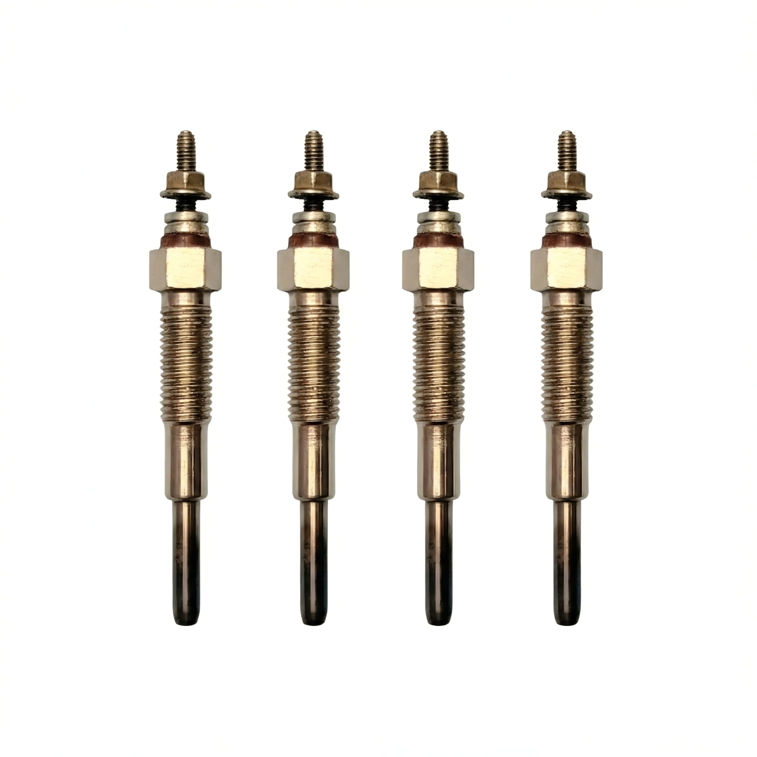 Diesel Glow Plug (Set of 4) | Compatible with Ford Endeavour, Ranger, Everest & Mazda BT-50 Diesel SUVs | 2.2L/3.2L Diesel Engines | Dual Coil, Fast Heating, Long Life | TBS - The Black Smith