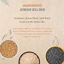 ORGANIC WISDOM - Back to Roots Jowar Idli Mix | Healthy Breakfast | Gluten Free | Rich in Protein & Dietary Fibre | Tasty | 400gm gallery image