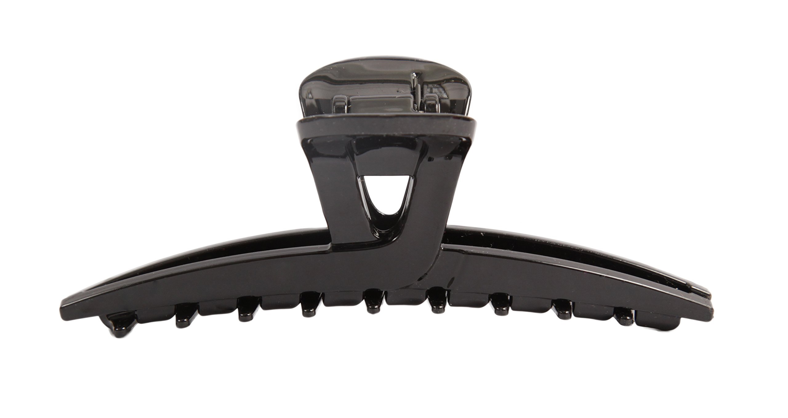 Caravan Pinza per capelli sottile francese, colore nero