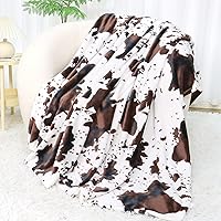 Vista 65 de Manta de forro polar azul para niñas de 50 x 60 pulgadas, suave, ligera, mullida para dormitorio, sofá, regalos de cumpleaños, manta decorativa cian