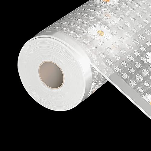 Revestimiento de estante para cajón de gabinete de refrigerador, revestimiento de estante no adhesivo de 0.026in de grosor, forro de gabinete